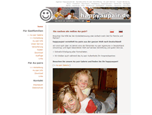 Tablet Screenshot of happyaupair.de